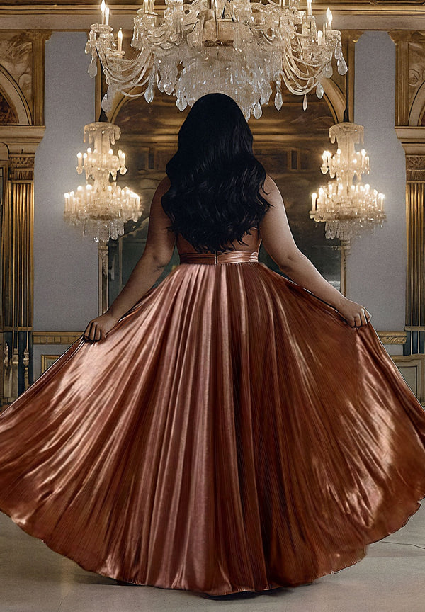 Cleopatra Gown In Copper Cleopatra Gown In Copper