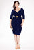 Ambrosia Dress In Deep Sapphire (Made To Order)