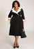 Jackie Wrap Dress In Black (Made To Order)