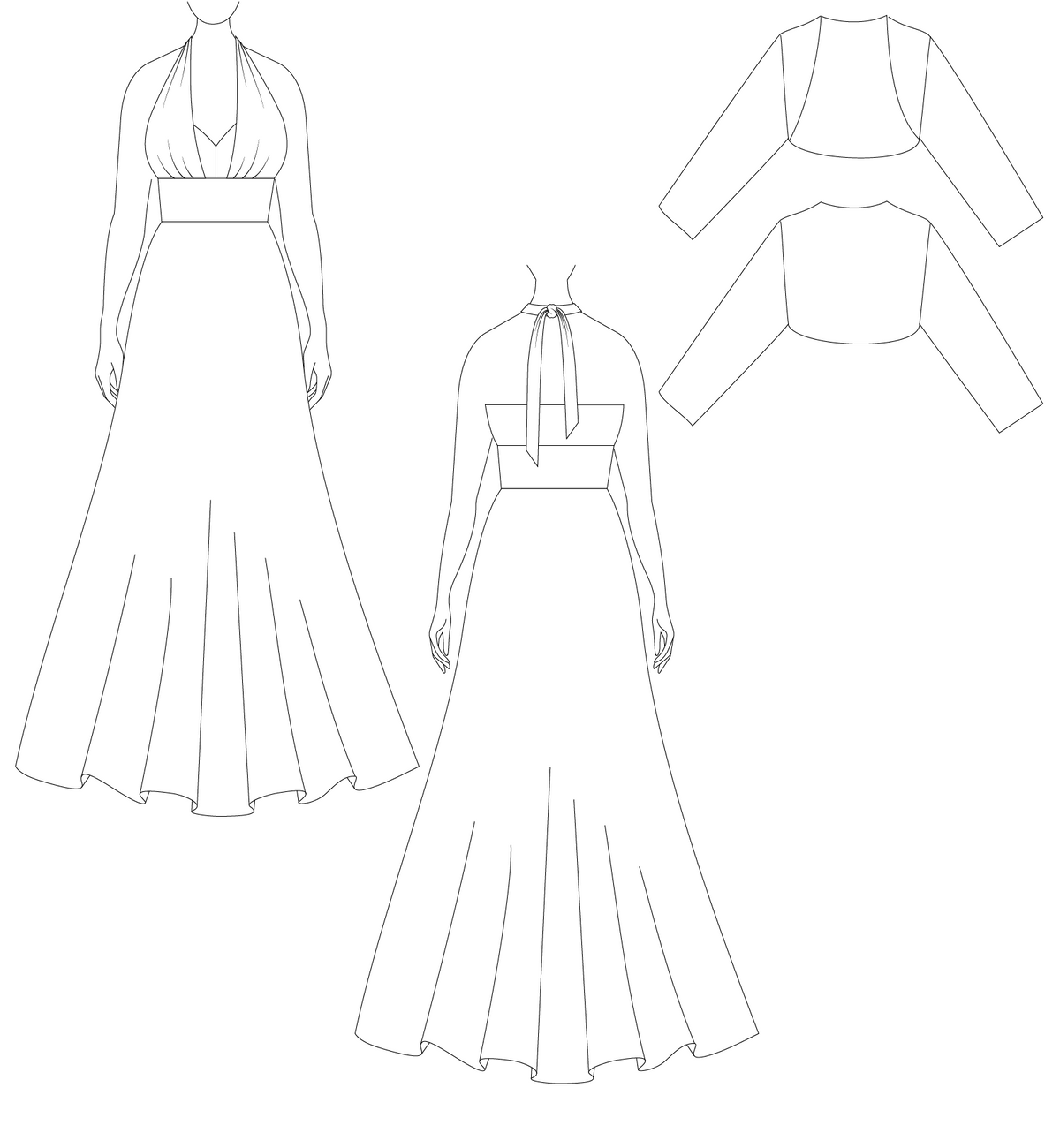 Arabella Lace Gown