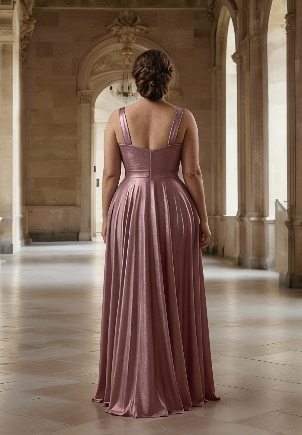 Josephine Gown In Rose Gold