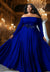 Berenice Plus Size Evening Gown in Royal Blue