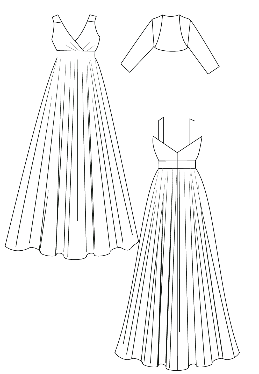 Cleopatra Gown In Copper