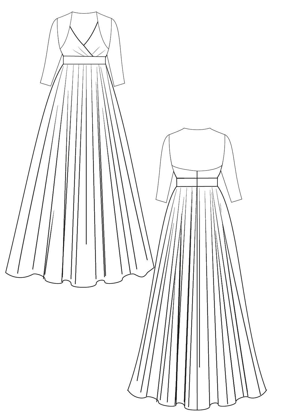 Cleopatra Gown In Copper