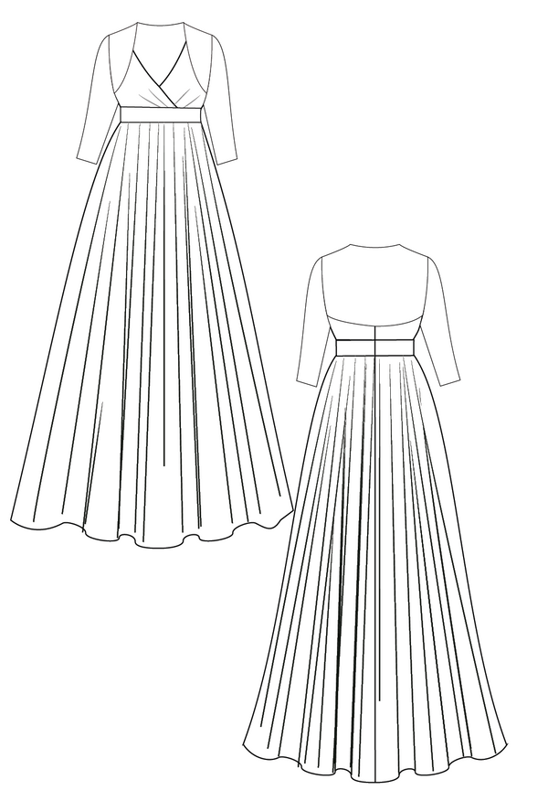 Cleopatra Gown In Copper