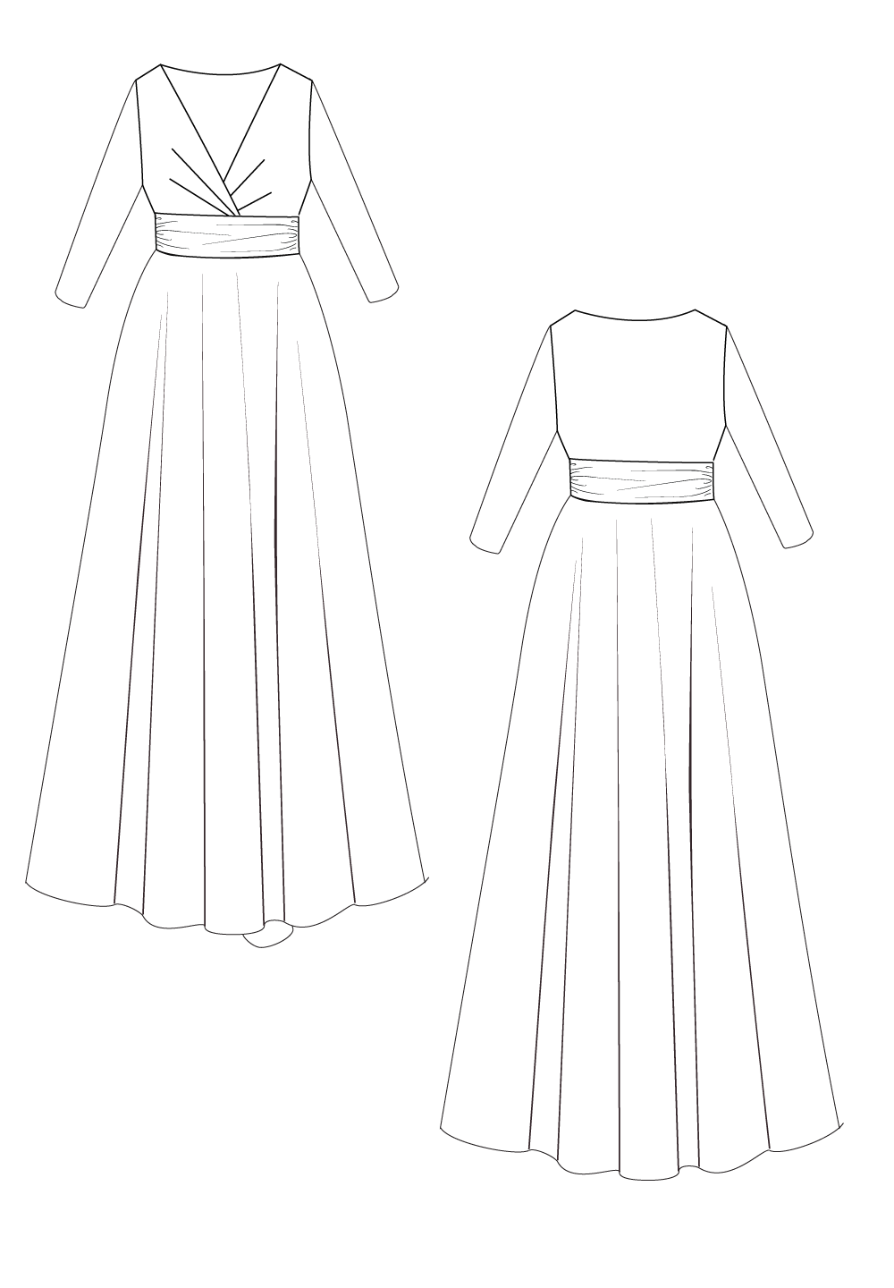 Eleanor Plus Size Gown In Black