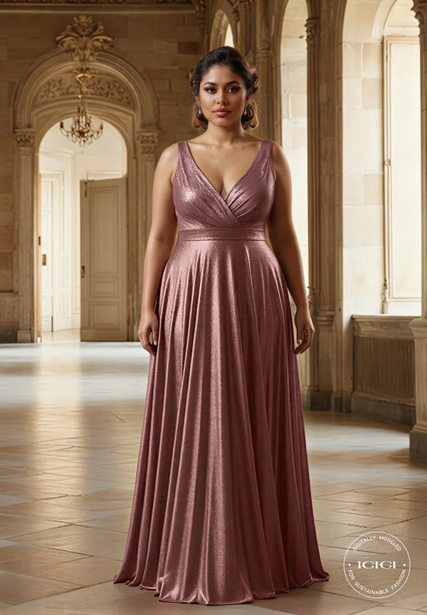 Josephine Gown In Rose Gold