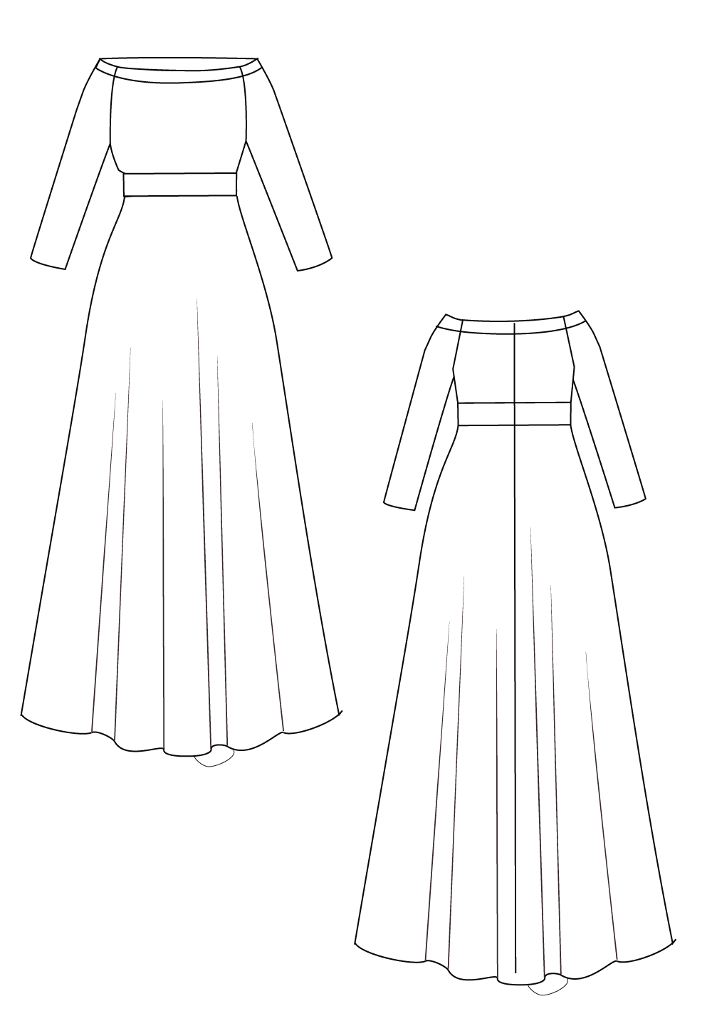 Catherine Plus Size Evening Gown In Black