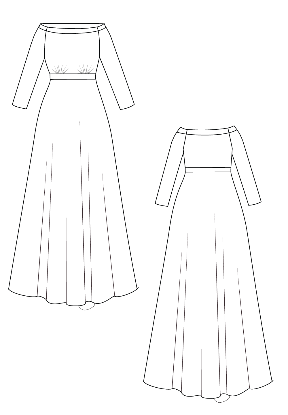 Margaret Plus Size Evening Gown In Royal Blue