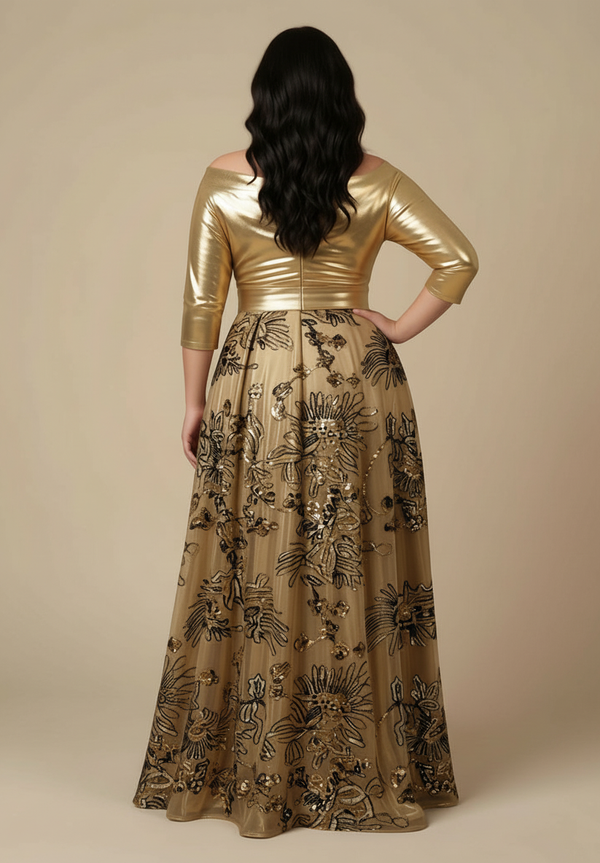 Marie Antoinette Gold Gown