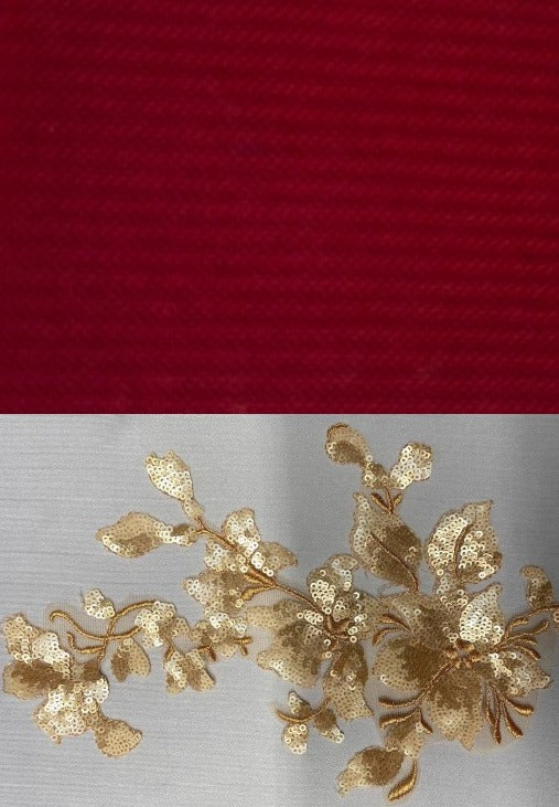 Elowen Gown in Bordeaux