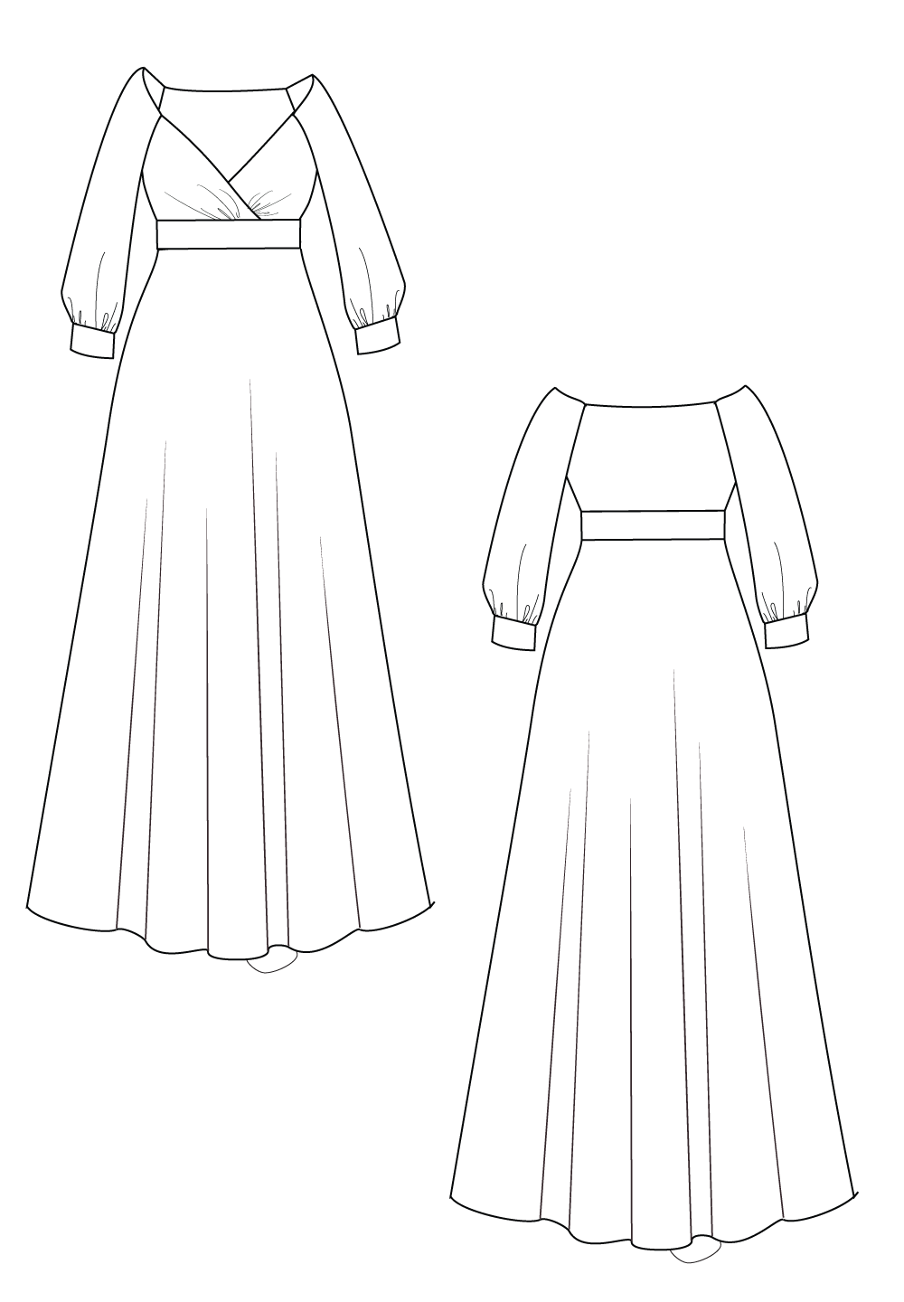 Tomyris Plus Size Evening Dress in Deep Red