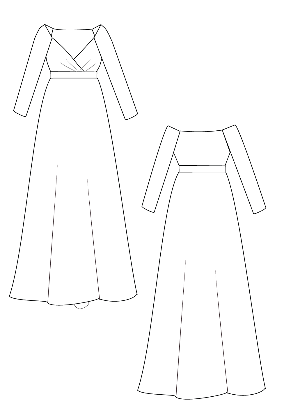 Zenobia Plus Size Evening Dress In Royal Blue