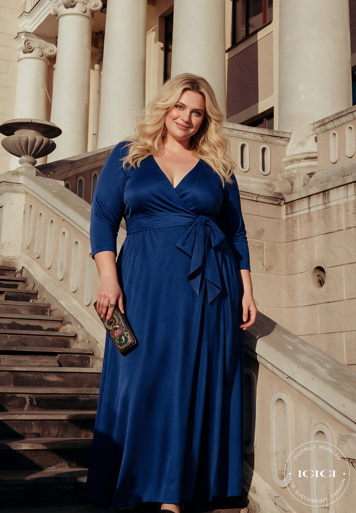 Eliana Dress in Royal Blue