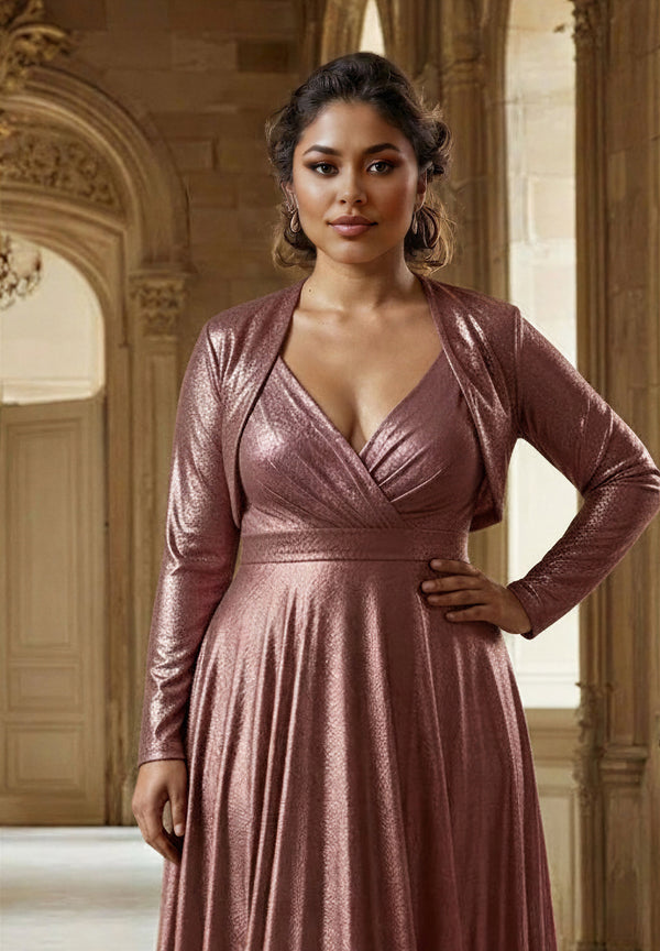 Josephine Gown In Rose Gold