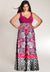 Adelle Plus Size Gown in Raspberry (Made To Order)