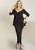 Arabelle Plus Size Tunic in Black (Made To Order)
