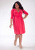 Dominique Dress in Coral (Made To Order)