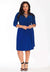 Dominique Dress in True Blue (Made To Order)