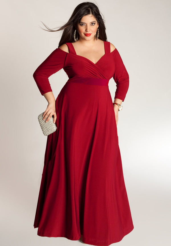 Plus size made to measure flowy gown | IGIGI.com