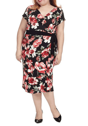 Bellissima In Red Roses 18/20 26/28 (Ready-To-Ship)