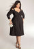 Siren Plus Size Dress in Onyx (Made To Order)